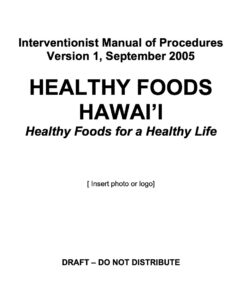 Healthy Foods Hawaii